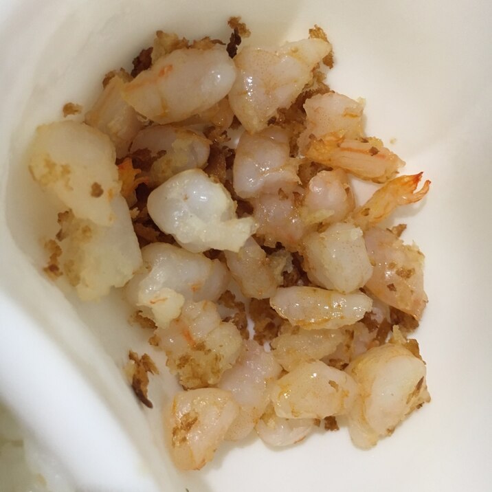 離乳食 完了期 むき海老のパン粉焼き レシピ 作り方 By Kmama36 楽天レシピ 離乳食 完了期 むき海老のパン粉焼き レシピ 作り方 By Kmama36 楽天レシピ